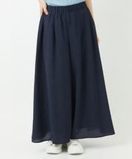 PHLGA30240 GEORGES RECH(小さいサイズ)(メゾン ドゥ サンク) [接触冷感]エコベロソフトローンキュロットパンツ カーキ