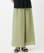 PHLGA30240 GEORGES RECH(小さいサイズ)(メゾン ドゥ サンク) [接触冷感]エコベロソフトローンキュロットパンツ カーキ