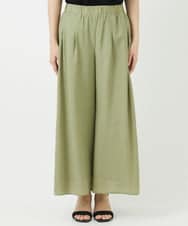 PHLGA30240 GEORGES RECH(小さいサイズ)(メゾン ドゥ サンク) [接触冷感]エコベロソフトローンキュロットパンツ カーキ