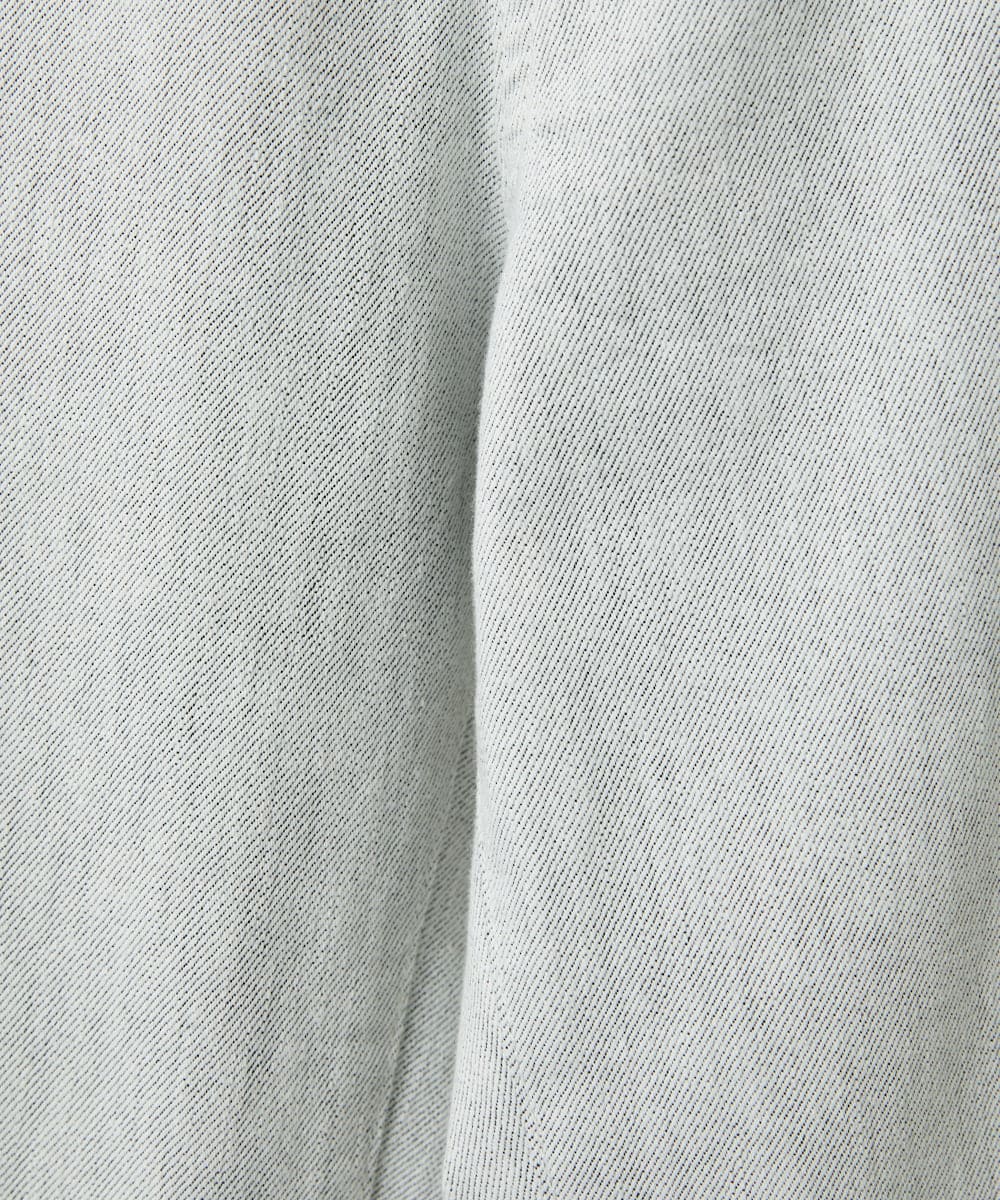 PHLGB50250 GEORGES RECH(小さいサイズ)(メゾン ドゥ サンク) ストレッチスリムホワイトデニムパンツ ライトグレー
