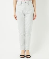 PHLGB50250 GEORGES RECH(小さいサイズ)(メゾン ドゥ サンク) ストレッチスリムホワイトデニムパンツ ライトグレー