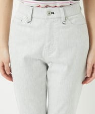 PHLGB50250 GEORGES RECH(小さいサイズ)(メゾン ドゥ サンク) ストレッチスリムホワイトデニムパンツ ライトグレー