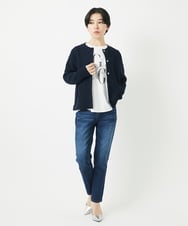 PHLGC50250 GEORGES RECH(小さいサイズ)(メゾン ドゥ サンク) ストレッチスリム10ozデニムパンツ ネイビー