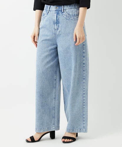 PHLGD03330 GEORGES RECH(小さいサイズ) イージーワイドデニムパンツ