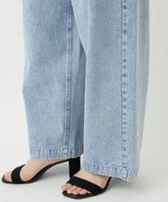 PHLGD03330 GEORGES RECH(小さいサイズ)(メゾン ドゥ サンク) イージーワイドデニムパンツ ライトブルー