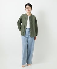 PHLGD03330 GEORGES RECH(小さいサイズ)(メゾン ドゥ サンク) イージーワイドデニムパンツ ライトブルー