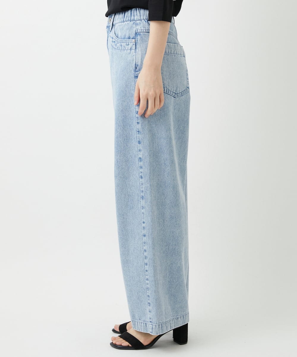 PHLGD03330 GEORGES RECH(小さいサイズ)(メゾン ドゥ サンク) イージーワイドデニムパンツ ライトブルー
