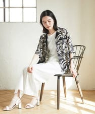 PHLGD03330 GEORGES RECH(小さいサイズ)(メゾン ドゥ サンク) イージーワイドデニムパンツ ライトブルー