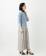 PHLGD09250 GEORGES RECH(小さいサイズ)(メゾン ドゥ サンク) ナチュラルブロードガウチョパンツ ライトグレー