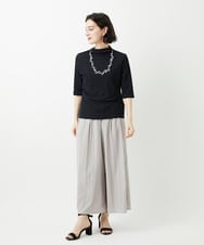 PHLGD09250 GEORGES RECH(小さいサイズ)(メゾン ドゥ サンク) ナチュラルブロードガウチョパンツ ライトグレー