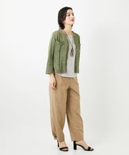 PHLGD12290 GEORGES RECH(小さいサイズ)(メゾン ドゥ サンク)  [セットアップ対応]ステッチワーク2WAYパンツ ベージュ