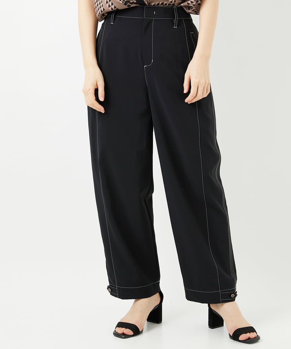 PHLGD12290 GEORGES RECH(小さいサイズ)(メゾン ドゥ サンク)  [セットアップ対応]ステッチワーク2WAYパンツ ベージュ