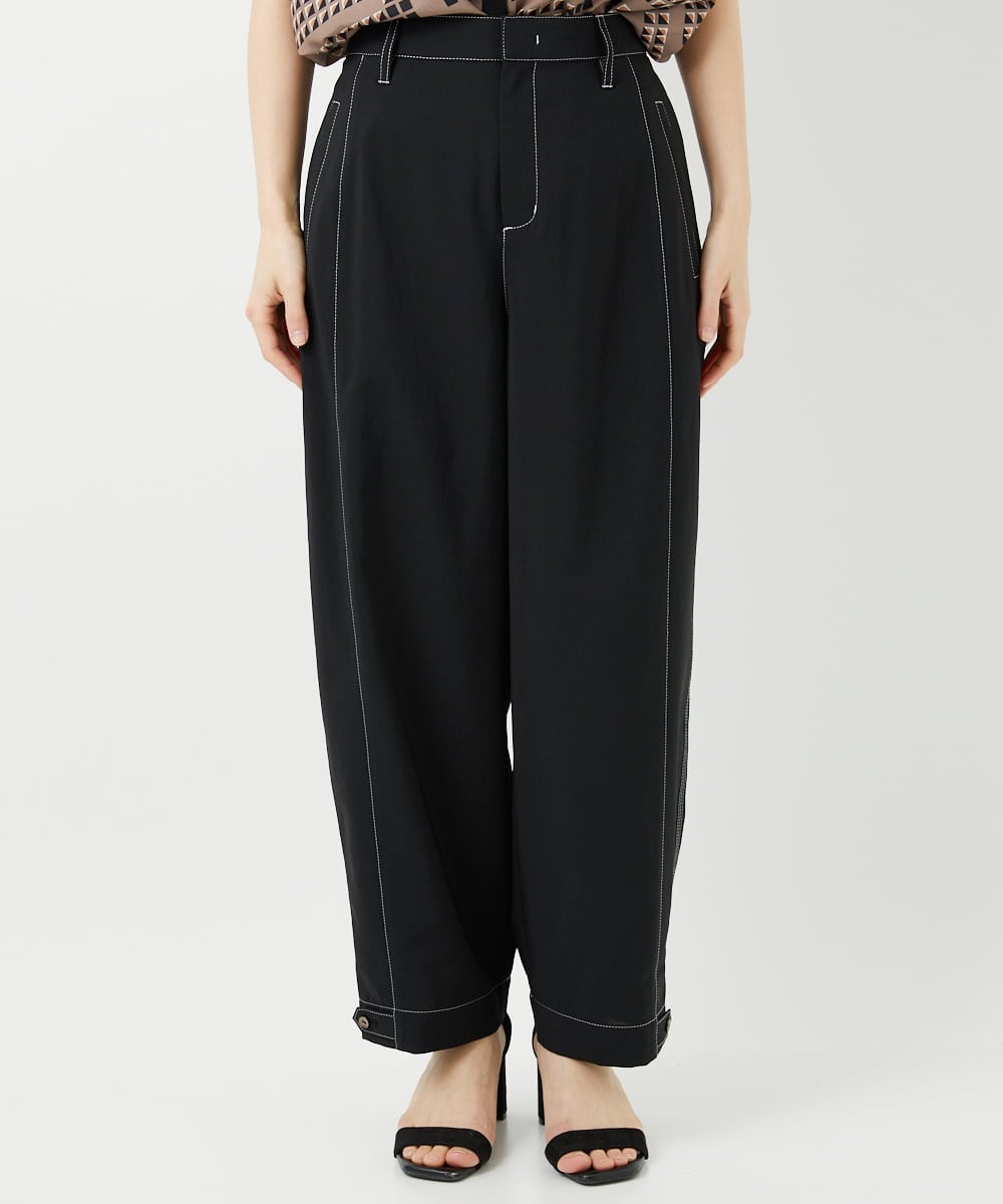 PHLGD12290 GEORGES RECH(小さいサイズ)(メゾン ドゥ サンク)  [セットアップ対応]ステッチワーク2WAYパンツ ベージュ