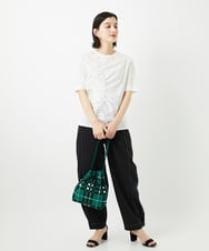 PHLGD12290 GEORGES RECH(小さいサイズ)(メゾン ドゥ サンク)  [セットアップ対応]ステッチワーク2WAYパンツ ベージュ