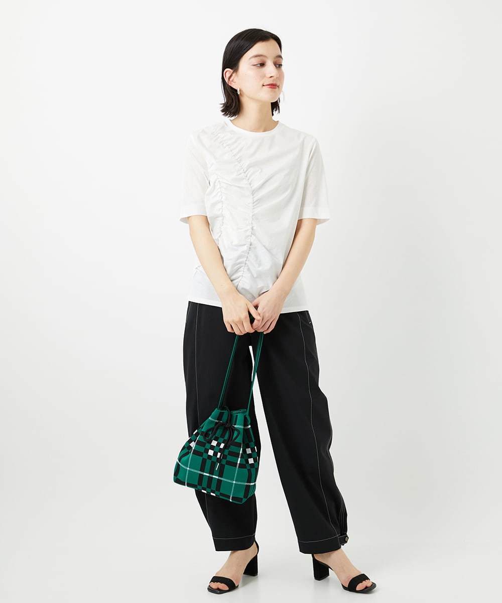 PHLGD12290 GEORGES RECH(小さいサイズ)(メゾン ドゥ サンク)  [セットアップ対応]ステッチワーク2WAYパンツ ベージュ