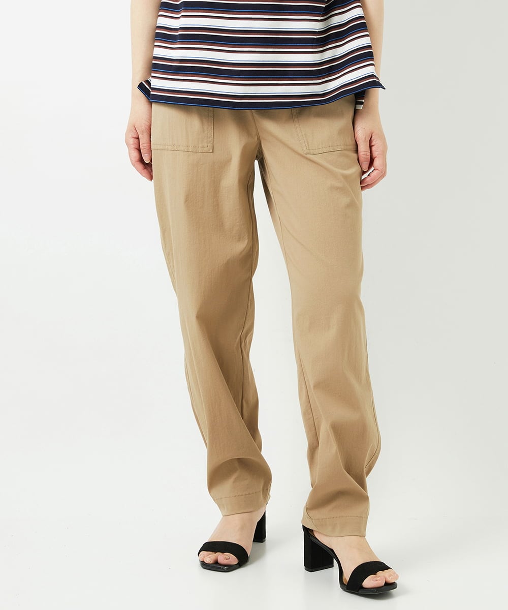 PHLGD26270 GEORGES RECH(小さいサイズ)(メゾン ドゥ サンク) ハイストレッチベイカーパンツ ベージュ