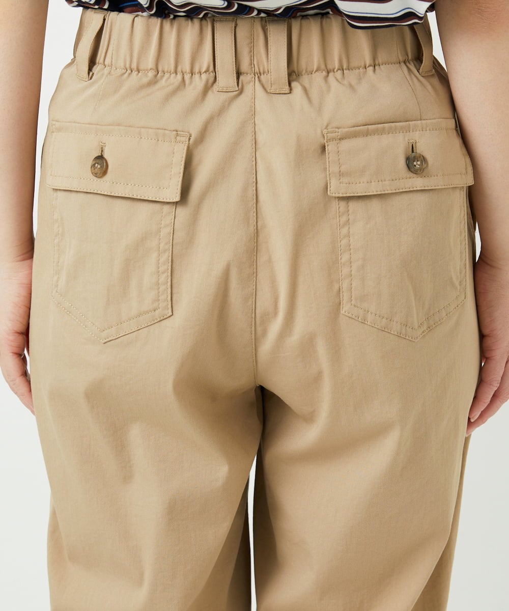 PHLGD26270 GEORGES RECH(小さいサイズ)(メゾン ドゥ サンク) ハイストレッチベイカーパンツ ベージュ