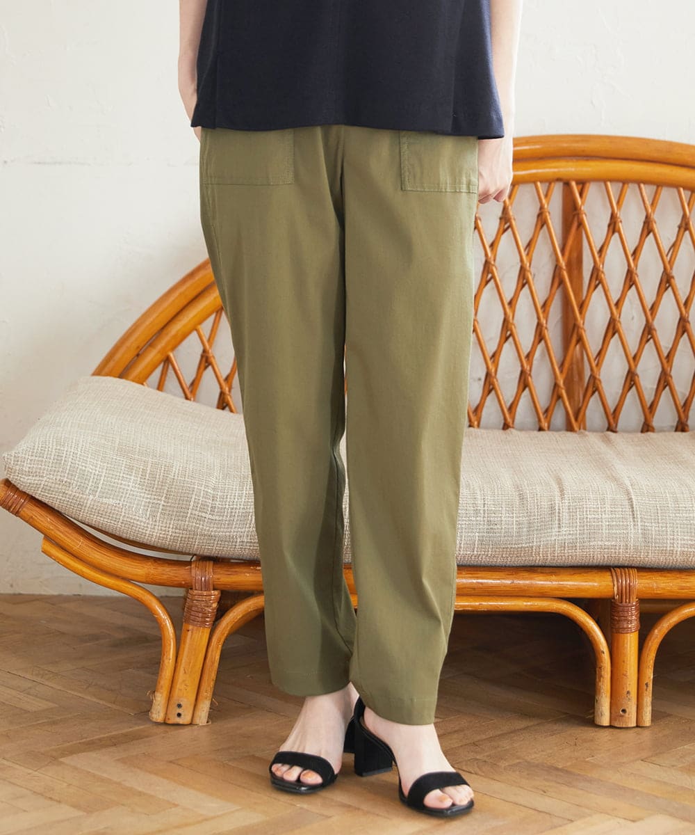 PHLGD26270 GEORGES RECH(小さいサイズ)(メゾン ドゥ サンク) ハイストレッチベイカーパンツ ベージュ