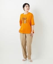 PHLGD26270 GEORGES RECH(小さいサイズ)(メゾン ドゥ サンク) ハイストレッチベイカーパンツ ベージュ