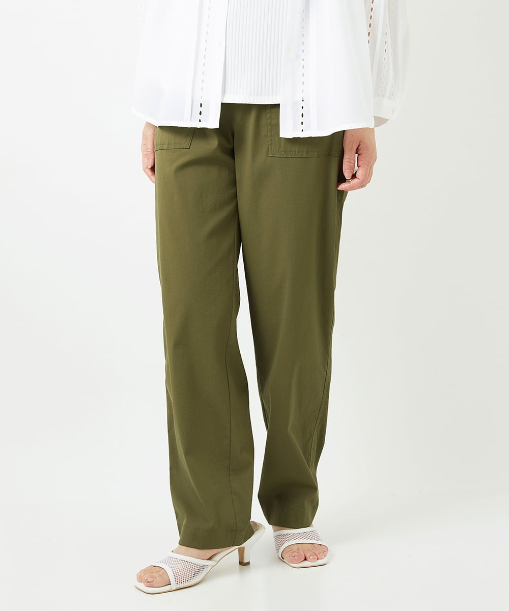 PHLGD26270 GEORGES RECH(小さいサイズ)(メゾン ドゥ サンク) ハイストレッチベイカーパンツ ベージュ