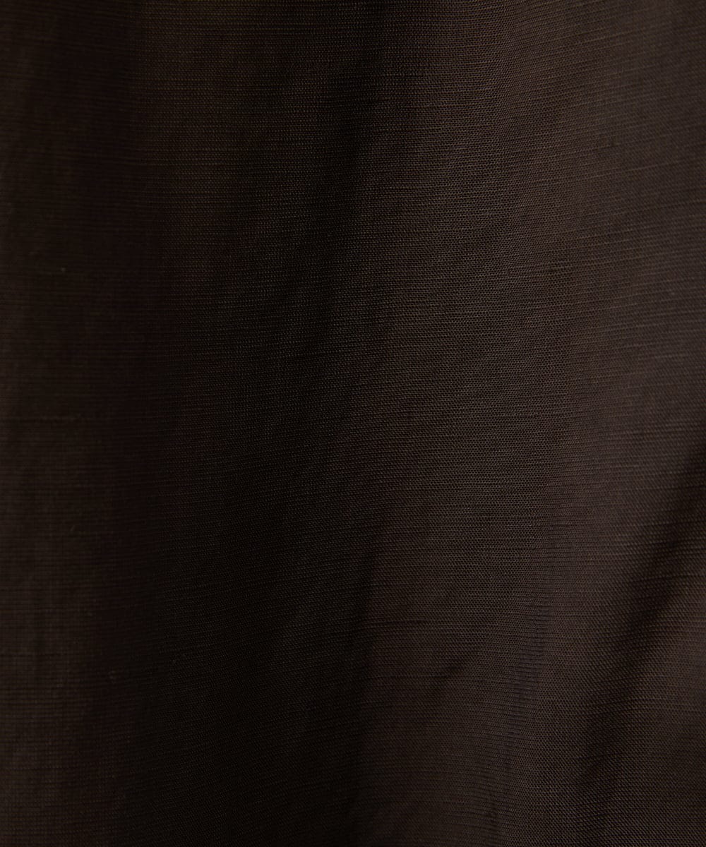 PHLGD31290 GEORGES RECH(小さいサイズ)(メゾン ドゥ サンク)  [セットアップ対応]フレンチリネンハシゴレースワイドパンツ ブラウン