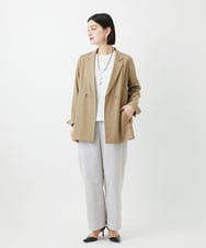 PHLGE40330 GEORGES RECH(小さいサイズ)(メゾン ドゥ サンク)  [セットアップ対応]4WAYタフタトラックパンツ ライトグレー