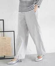 PHLGE40330 GEORGES RECH(小さいサイズ)(メゾン ドゥ サンク)  [セットアップ対応]4WAYタフタトラックパンツ ライトグレー