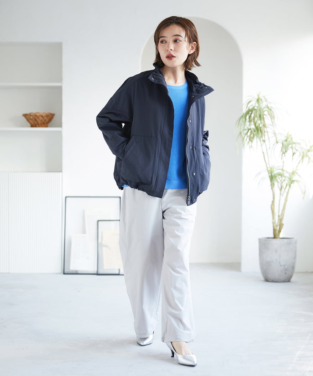 PHLGE40330 GEORGES RECH(小さいサイズ)(メゾン ドゥ サンク)  [セットアップ対応]4WAYタフタトラックパンツ ライトグレー