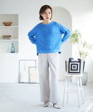 PHLGE40330 GEORGES RECH(小さいサイズ)(メゾン ドゥ サンク)  [セットアップ対応]4WAYタフタトラックパンツ ライトグレー