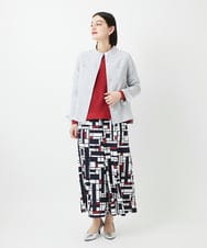 PHLGE42390 GEORGES RECH(小さいサイズ)(メゾン ドゥ サンク) トリコロールガウチョパンツ レッド