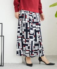 PHLGE42390 GEORGES RECH(小さいサイズ)(メゾン ドゥ サンク) トリコロールガウチョパンツ レッド