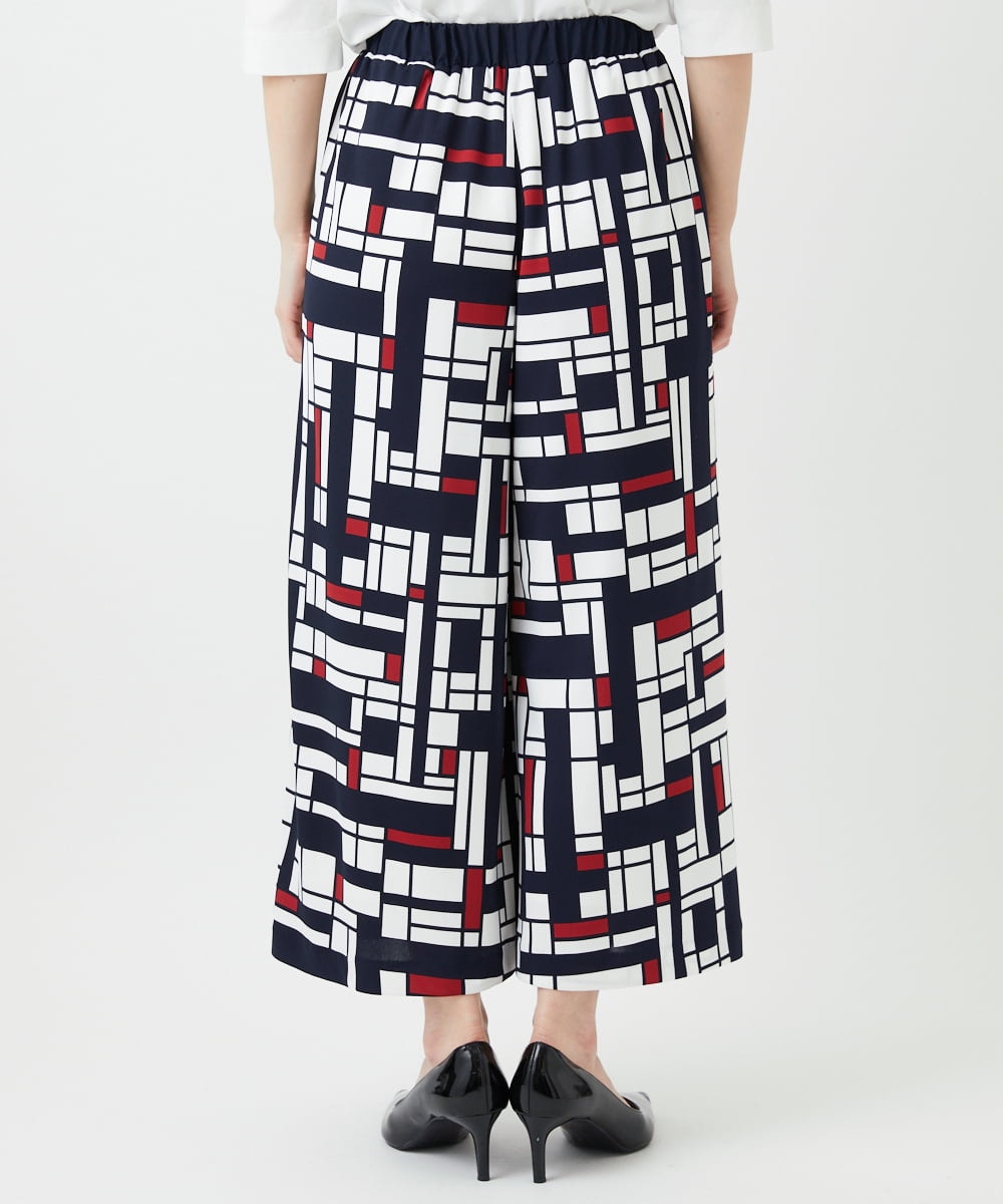 PHLGE42390 GEORGES RECH(小さいサイズ)(メゾン ドゥ サンク) トリコロールガウチョパンツ レッド