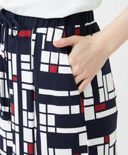 PHLGE42390 GEORGES RECH(小さいサイズ)(メゾン ドゥ サンク) トリコロールガウチョパンツ レッド