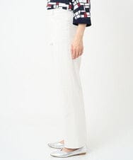 PHLGE52250 GEORGES RECH(小さいサイズ)(メゾン ドゥ サンク) シェルタリングドライオックスワイドパンツ ホワイト