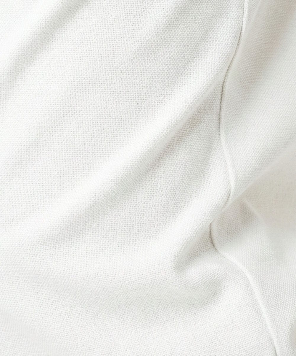 PHLGE52250 GEORGES RECH(小さいサイズ)(メゾン ドゥ サンク) シェルタリングドライオックスワイドパンツ ホワイト