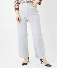 PHLGE52250 GEORGES RECH(小さいサイズ)(メゾン ドゥ サンク) シェルタリングドライオックスワイドパンツ ライトグレー