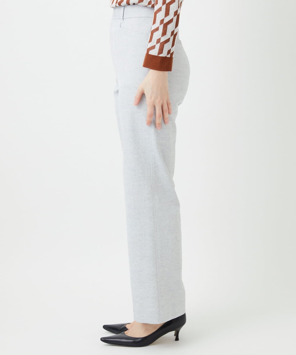 PHLGE52250 GEORGES RECH(小さいサイズ)(メゾン ドゥ サンク) シェルタリングドライオックスワイドパンツ ライトグレー