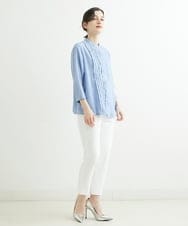 PHLGS12230 GEORGES RECH(小さいサイズ)(メゾン ドゥ サンク) [日本製/速乾]シェルタリングドライオックステーパードパンツ オレンジ