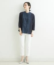 PHLGS12230 GEORGES RECH(小さいサイズ)(メゾン ドゥ サンク) [日本製/速乾]シェルタリングドライオックステーパードパンツ オレンジ