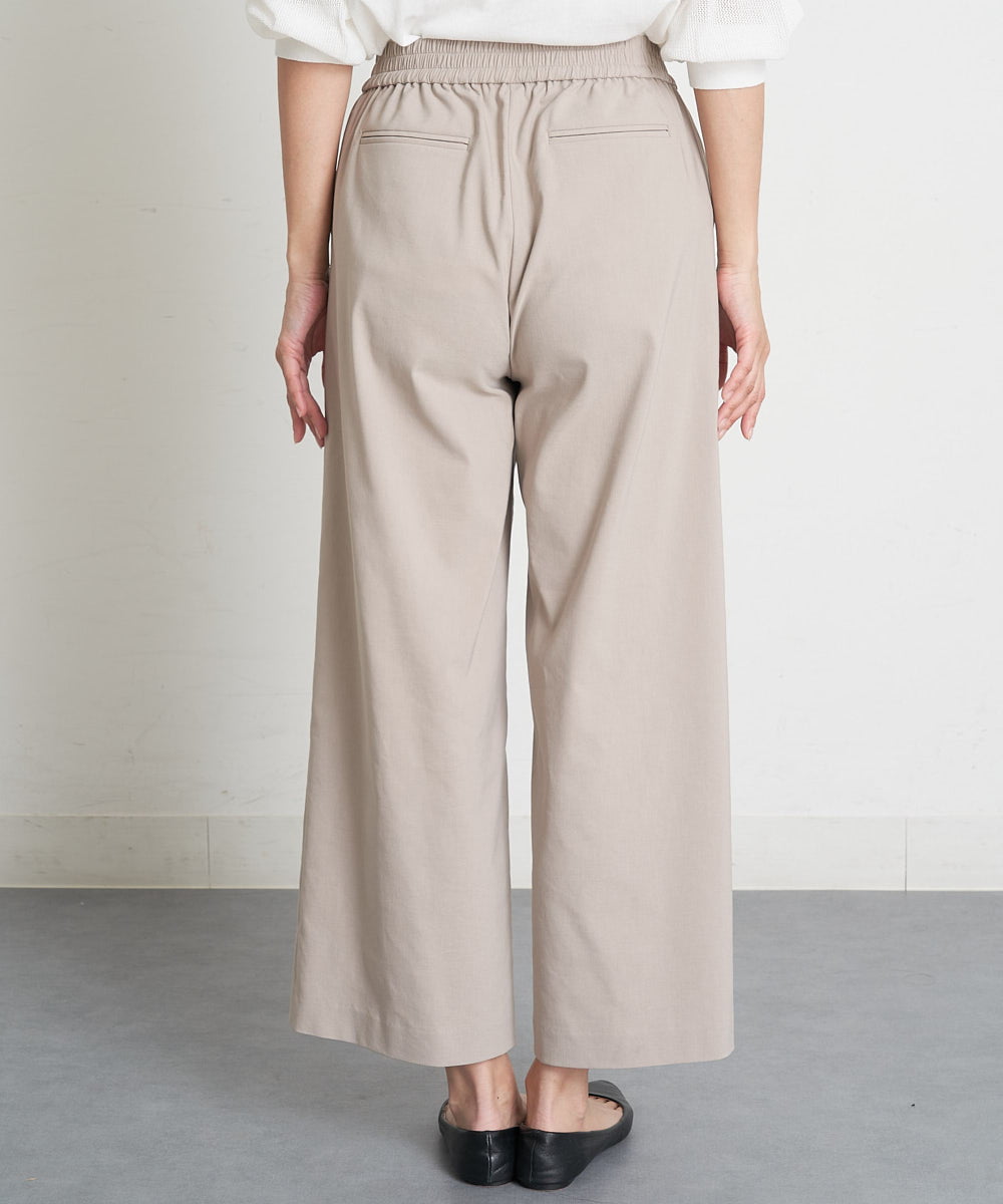 PHLGT52190 GEORGES RECH(小さいサイズ)(メゾン ドゥ サンク) ストレッチコットンリネンガウチョパンツ ベージュ