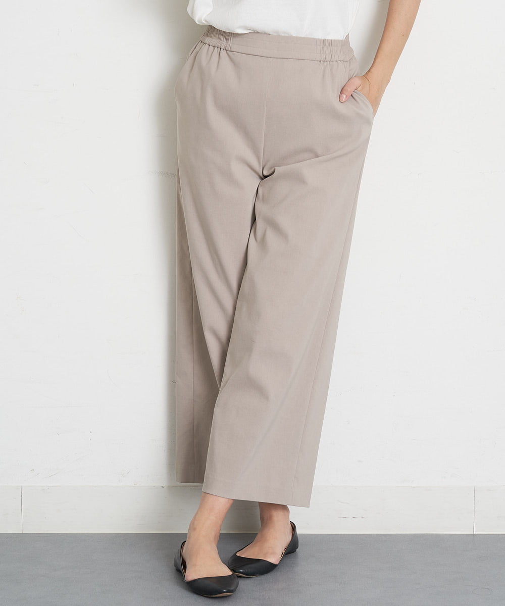 PHLGT52190 GEORGES RECH(小さいサイズ)(メゾン ドゥ サンク) ストレッチコットンリネンガウチョパンツ ベージュ