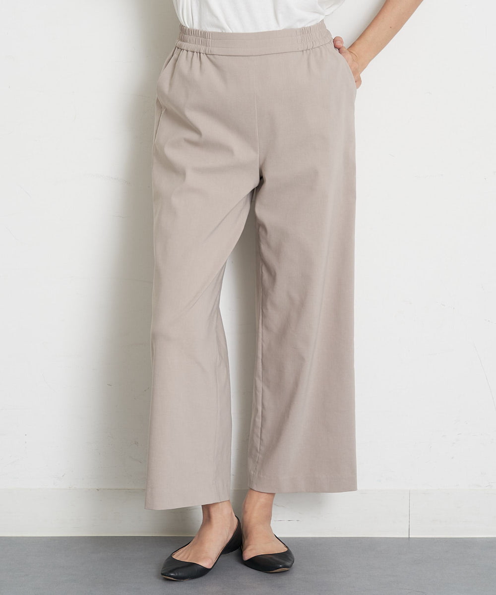 PHLGT52190 GEORGES RECH(小さいサイズ)(メゾン ドゥ サンク) ストレッチコットンリネンガウチョパンツ ベージュ