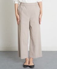 PHLGT52190 GEORGES RECH(小さいサイズ)(メゾン ドゥ サンク) ストレッチコットンリネンガウチョパンツ ベージュ