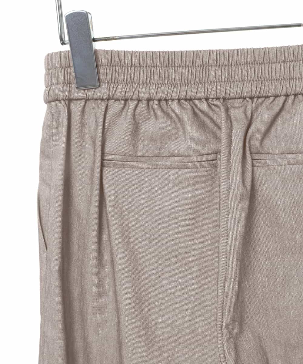 PHLGT52190 GEORGES RECH(小さいサイズ)(メゾン ドゥ サンク) ストレッチコットンリネンガウチョパンツ ベージュ
