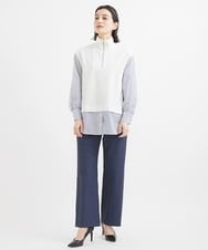 PHLGW49230 GEORGES RECH(小さいサイズ)(メゾン ドゥ サンク)  [日本製]ドライオックスストレッチストレートパンツ ライトグレー