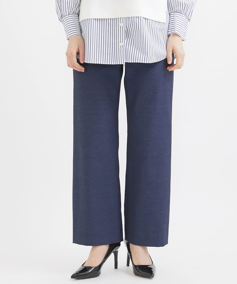 PHLGW49230 GEORGES RECH(小さいサイズ)(メゾン ドゥ サンク)  [日本製]ドライオックスストレッチストレートパンツ ライトグレー