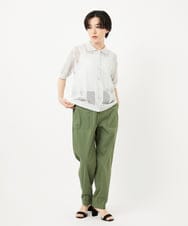 PHLHA61240 GEORGES RECH(小さいサイズ)(メゾン ドゥ サンク) テーパードベイカーパンツ カーキ