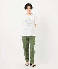 PHLHA61240 GEORGES RECH(小さいサイズ)(メゾン ドゥ サンク) テーパードベイカーパンツ カーキ