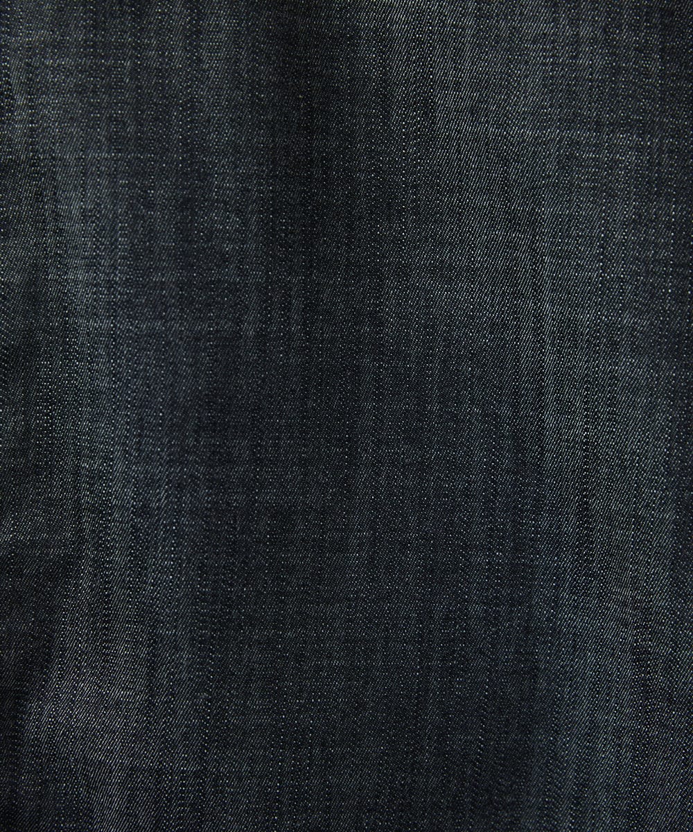 PHLHB12290 GEORGES RECH(小さいサイズ)(メゾン ドゥ サンク) デニム調シャンブレーワイドパンツ ネイビー