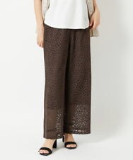 PHLHD42390 GEORGES RECH(小さいサイズ)(メゾン ドゥ サンク)  [セットアップ対応]ラッセルレースイージーパンツ アイボリー
